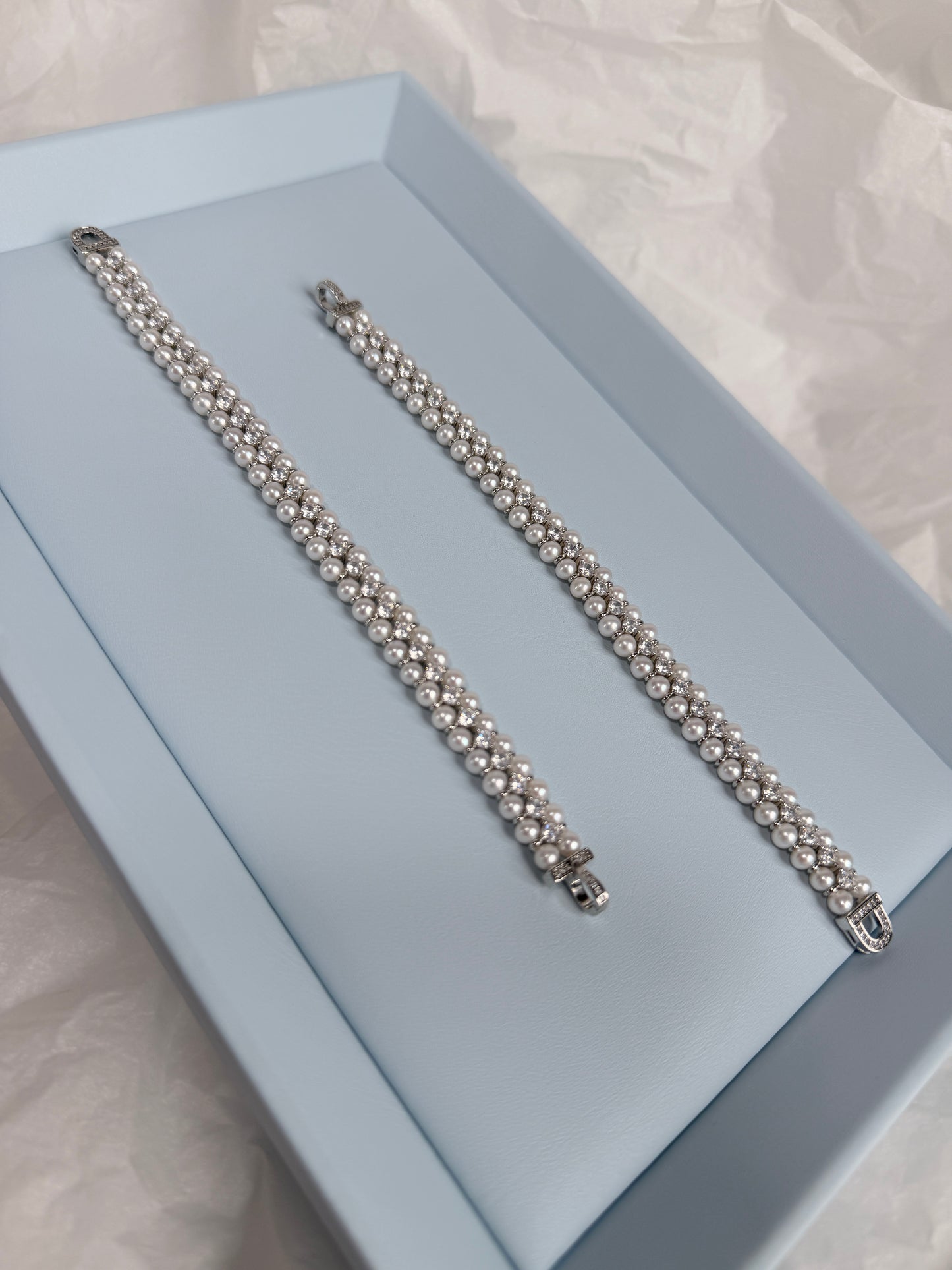 Double-row Freshwater Pearl Bracelet