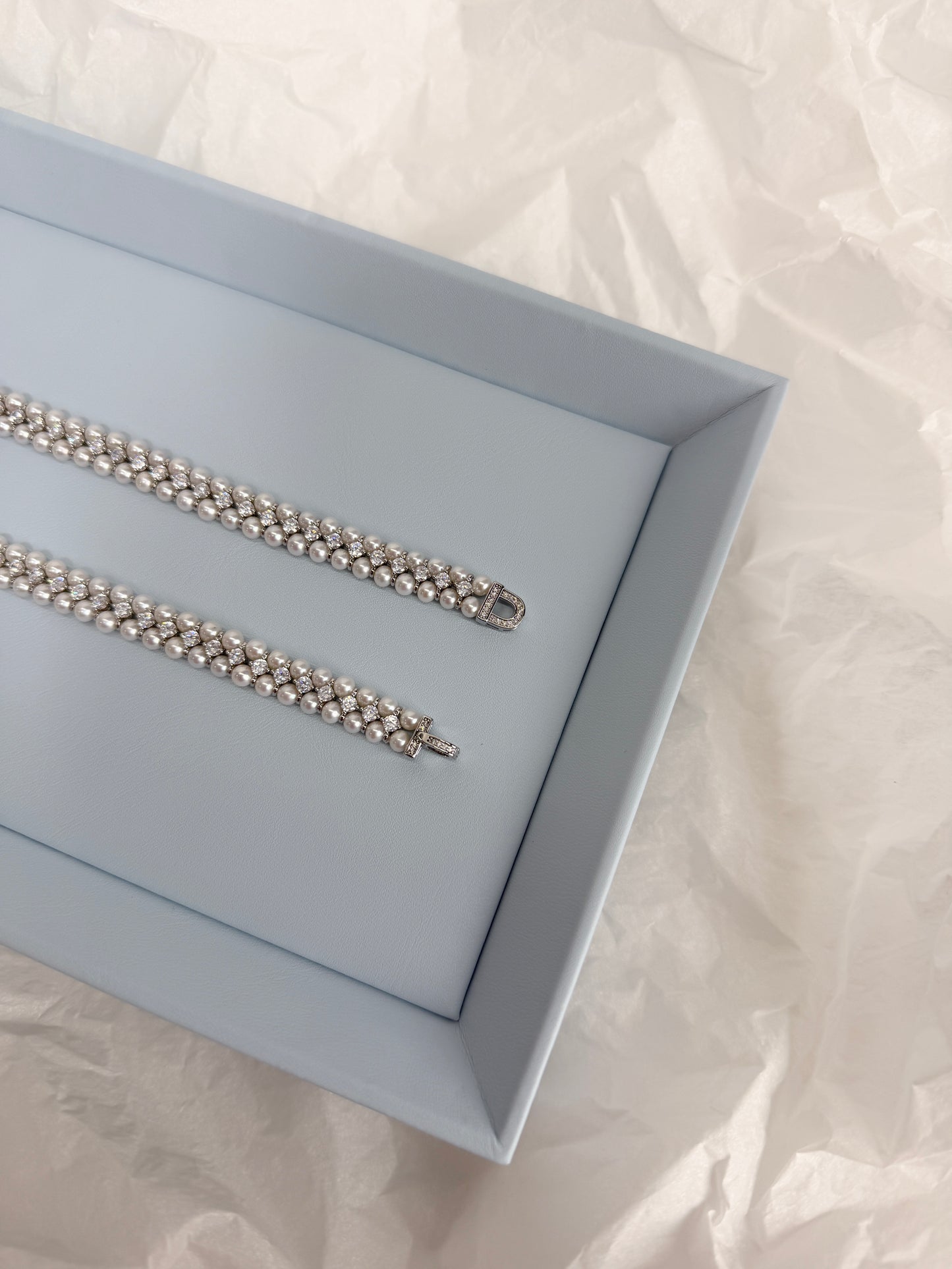 Double-row Freshwater Pearl Bracelet